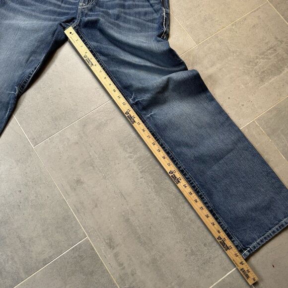 Ariat M4 Coltrane Jeans Men 35x34 Durango Relaxed Boot Cut Blue Western - Picture 9 of 16